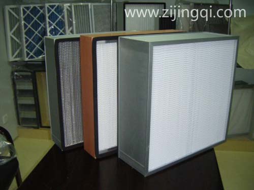 鋁框木框有隔板高效過濾器圖片 鋁框木框有隔板高效過濾器圖片