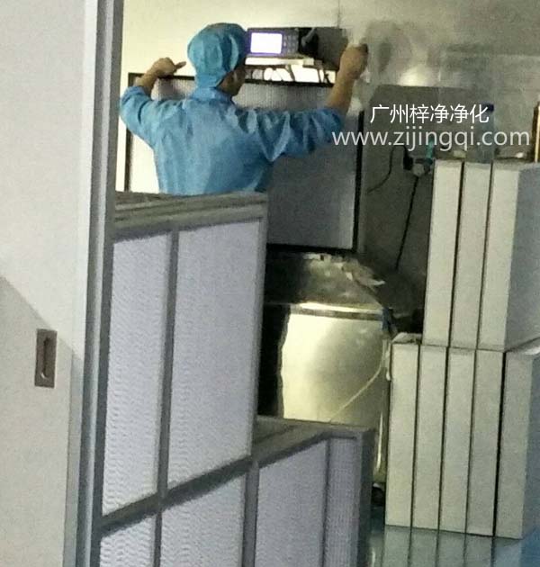 高效過濾器制作過程檢漏 高效過濾器制作過程檢漏